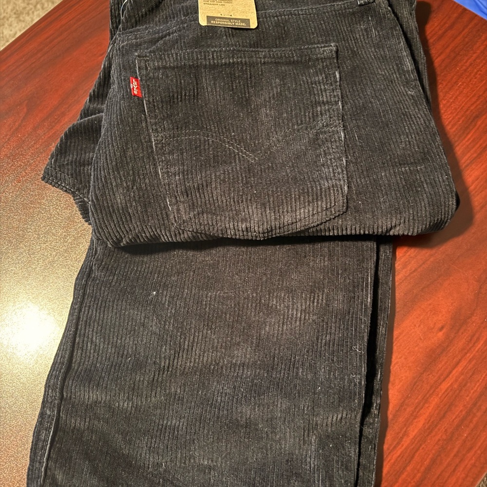 Levi's Dark Corduroy Pants NWT